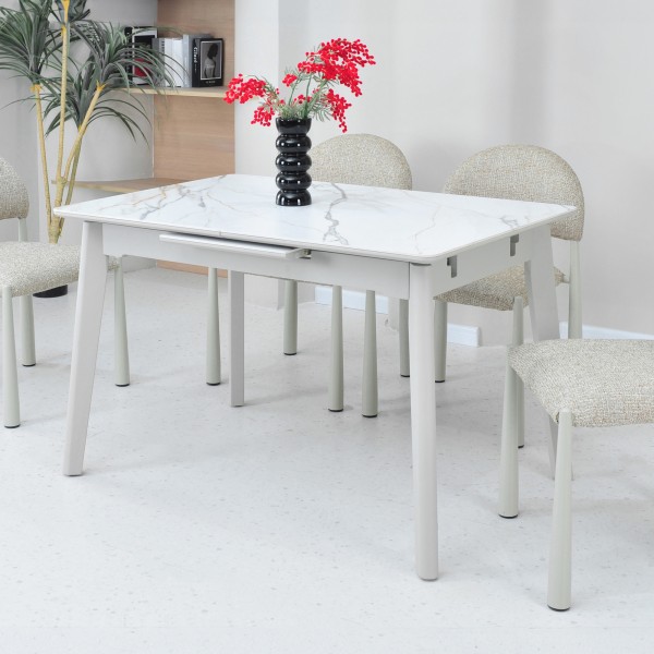 Стіл TM-76 120-150 см – сучасний розкладний стіл для вашої кухні