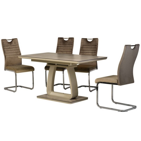 Стіл TML-522 140-180 см макіато – стильний розкладний стіл