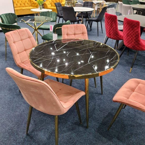 Стілець Gold Chrom Velvet – комфорт і стиль для вашого інтер'єру