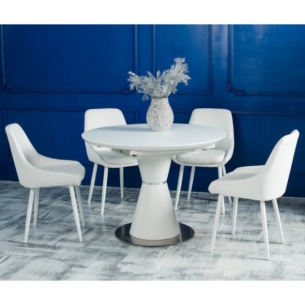 Стіл TML-651-1 d-105 розкладний для кухні