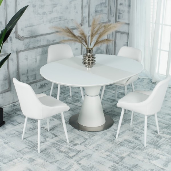 Стіл TML-651-1 d-105 розкладний для кухні