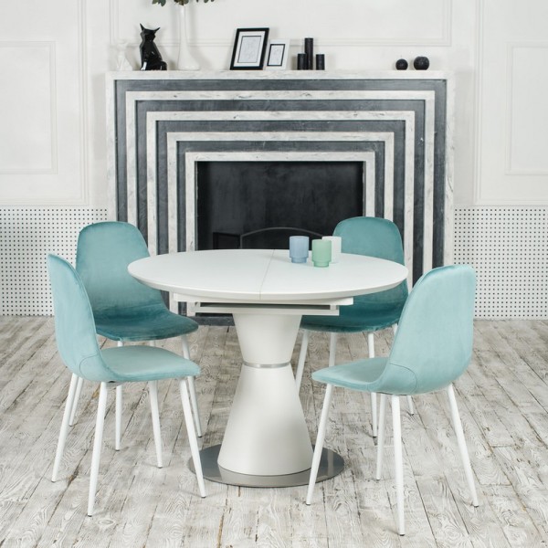 Стіл TML-651-1 d-105 розкладний для кухні