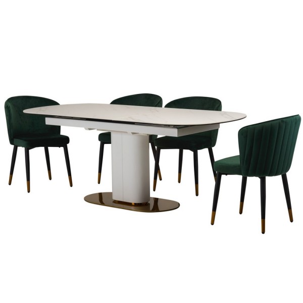 Стіл TML-828 160-200 см – Розкладний кухонний стіл