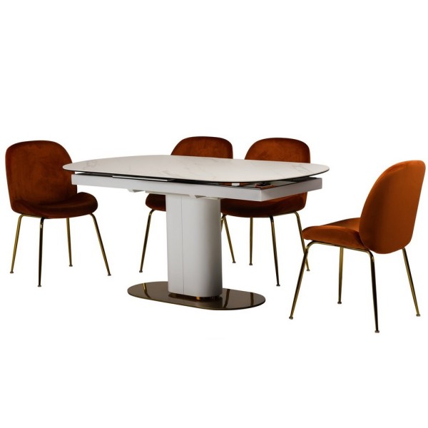 Стіл TML-828 160-200 см – Розкладний кухонний стіл