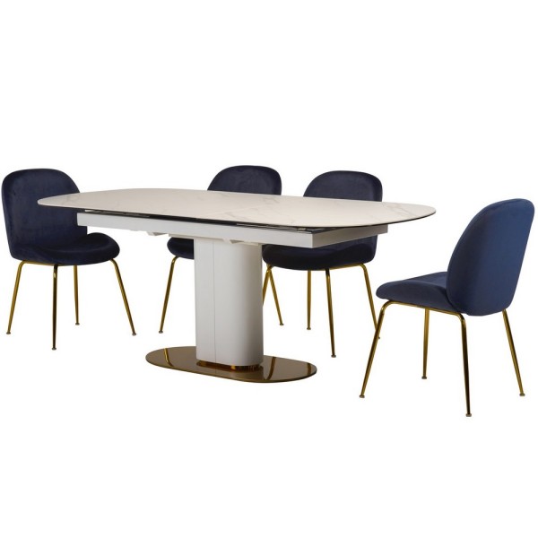 Стіл TML-828 160-200 см – Розкладний кухонний стіл