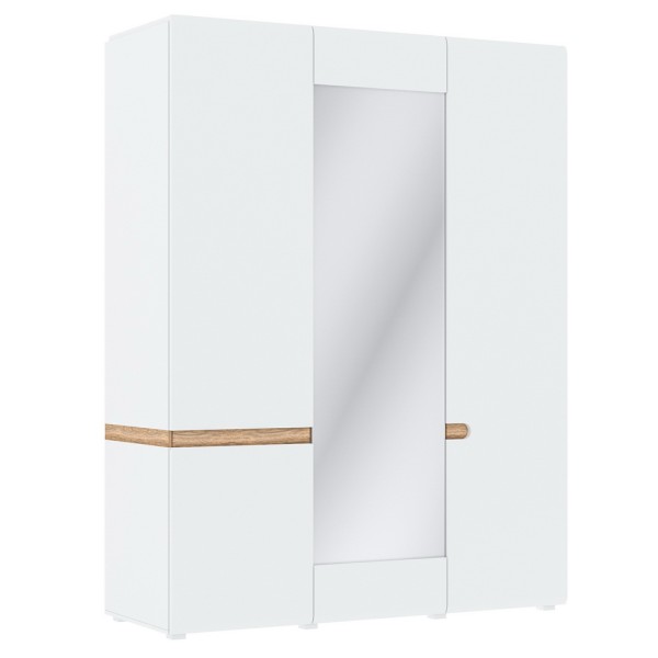 Шафа Letis Q – сучасна тридверна шафа з дзеркалом