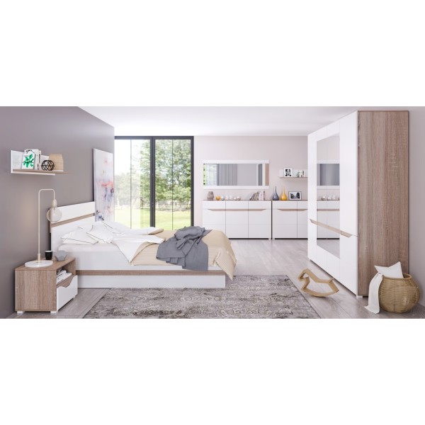 Шафа Paris U з дзеркалом - стильна та функціональна меблі для вашої спальні