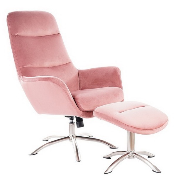 Крісло Nixon Velvet з отоманкою