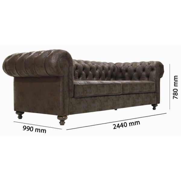 Диван Chester 3 Seater - стиль та комфорт для вашого дому