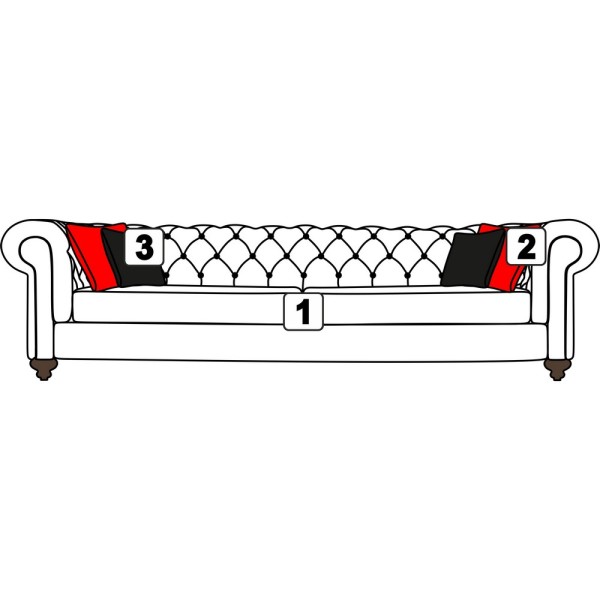 Диван Chester 3 Seater - стиль та комфорт для вашого дому