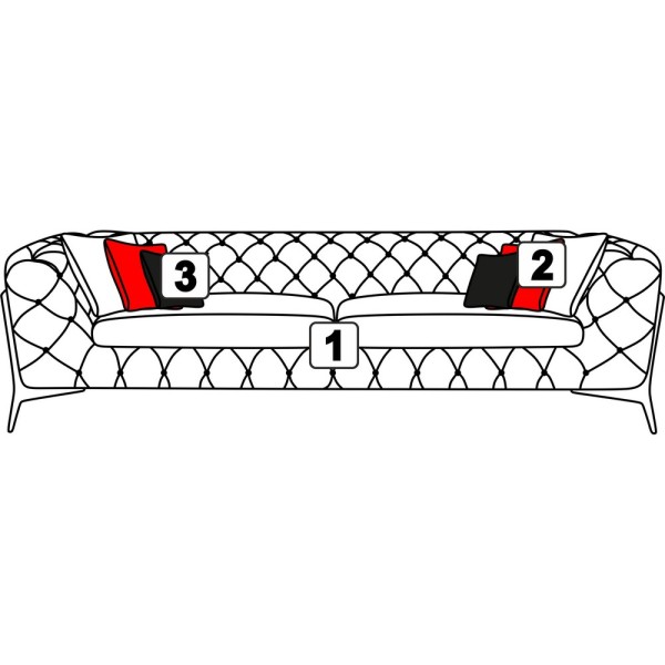 Диван Rich 3 Seater - Ідеальний вибір для вашого інтер'єру