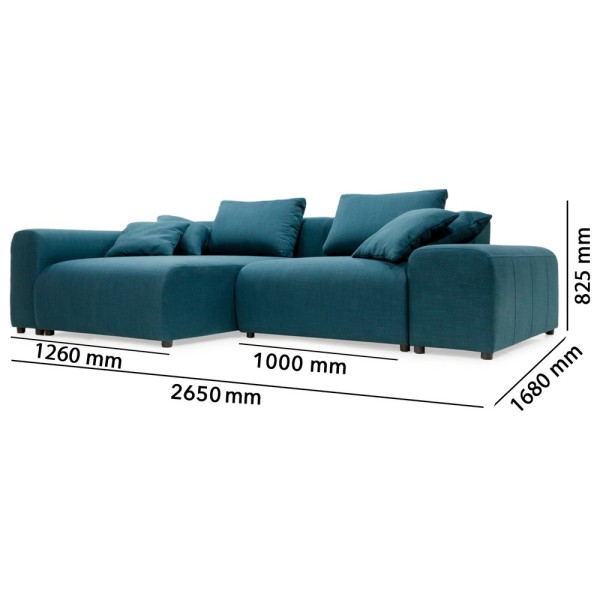 Кутовий розкладний диван Raft