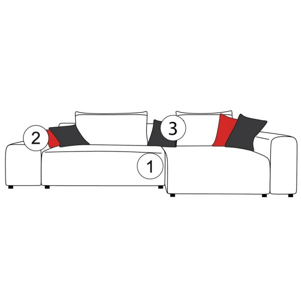 Кутовий розкладний диван Raft