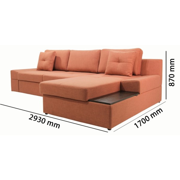 Кутовий розкладний диван Muti – зручність і стиль у вашому інтер'єрі