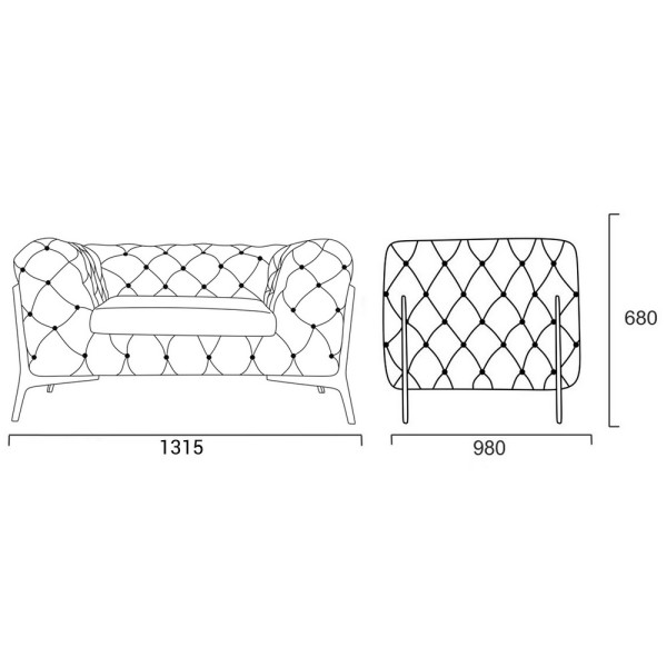 Крісло Rich – Ідеальний вибір для вашої вітальні