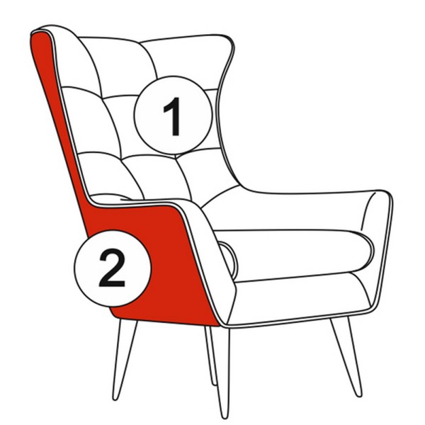 Крісло Georgetti – розкішний вибір для вашої вітальні