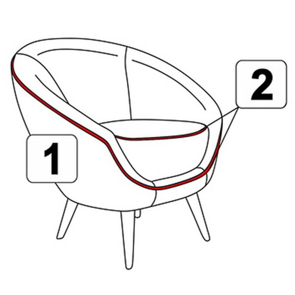 Крісло Essen — стильний комфорт для вашої вітальні