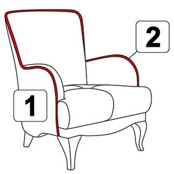 Крісло Max — м'яке крісло для будь-якої вітальні