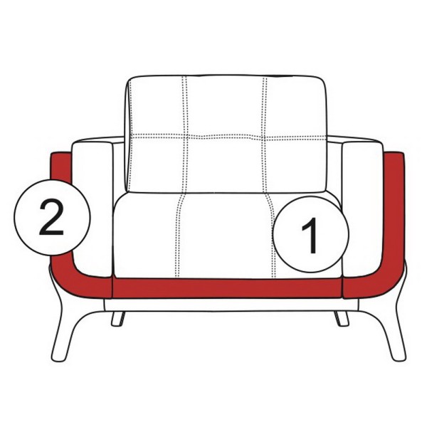 Крісло Ted - М'яке і комфортне крісло для вашого дому