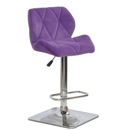 Барний стілець Shell SQ Chrome