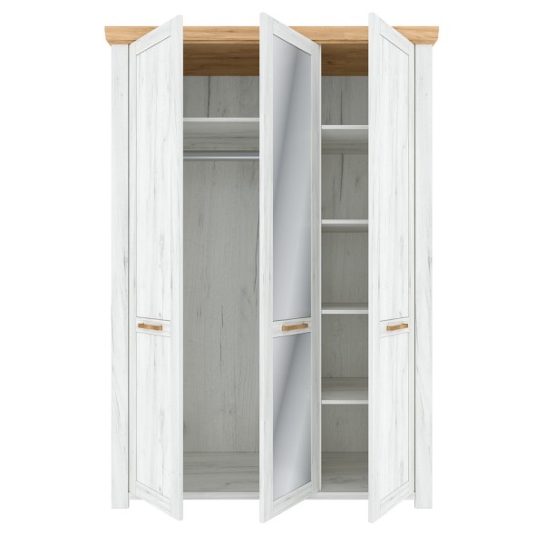 Шафа Sudbury H для спальні з дзеркалом