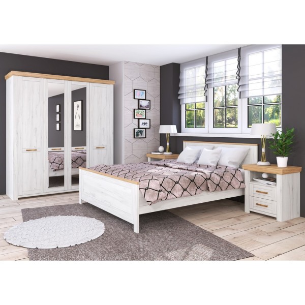 Шафа Sudbury Q – Сучасна шафа з дзеркалом для вашої спальні