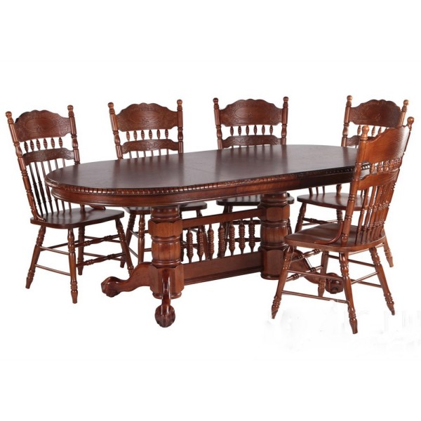 Стіл 4296 - розкладний овальний стіл для вашої кухні