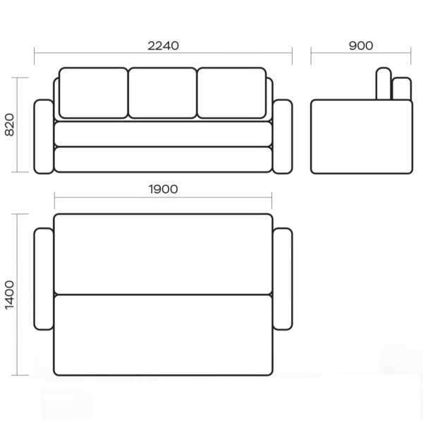 Розкладний диван Лувр - стиль і комфорт для вашої оселі