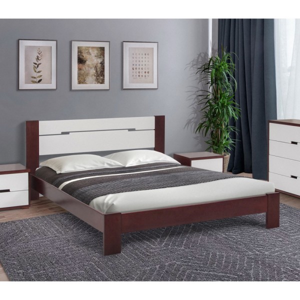 Ліжко Наталі з масиву вільхи - сучасне рішення для вашої спальні