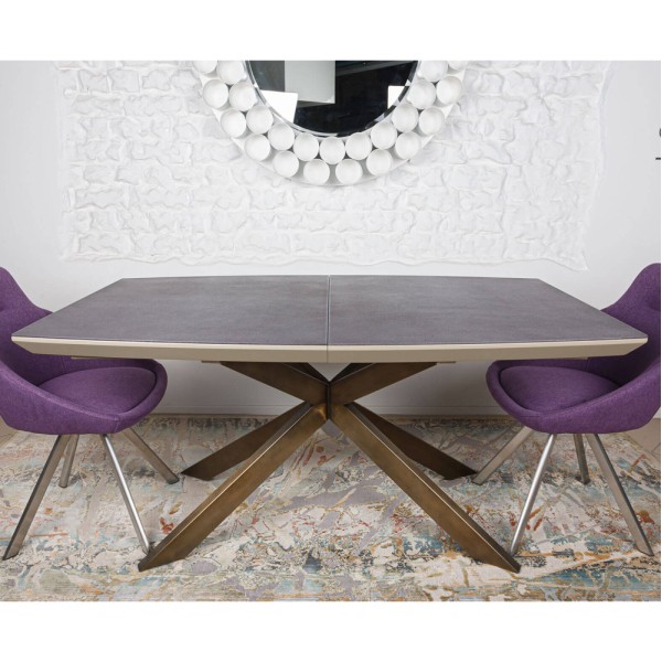 Стіл Portland (Портланд) олово – розкладний стіл для кухні