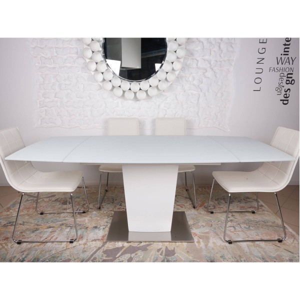 Стіл Oxford білий – розкладний стіл для вашої кухні