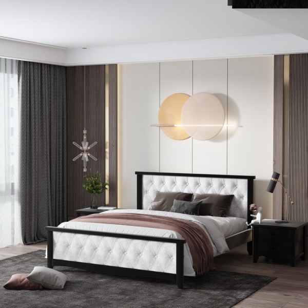 Ліжко Модена з масиву вільхи – стиль та комфорт у вашій спальні