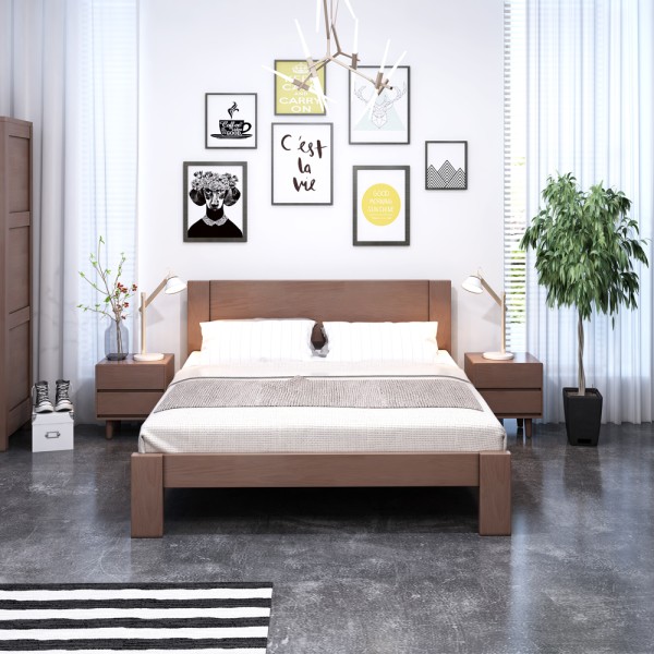 Ліжко Мілан – Стильне Ліжко з Масиву Вільхи для Вашої Спальні