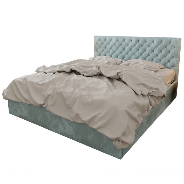 Ліжко Монтана - Дерев'яне та тканинне ліжко для спальні