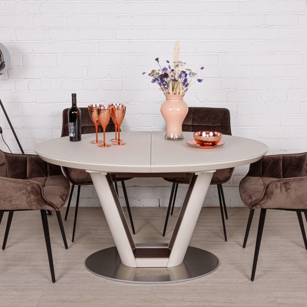 Стіл Denver — стильний овальний стіл для сучасної кухні