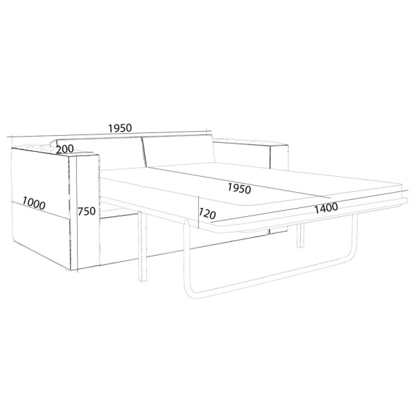 Розкладний диван Madison 2 — зручність та комфорт для вашої оселі