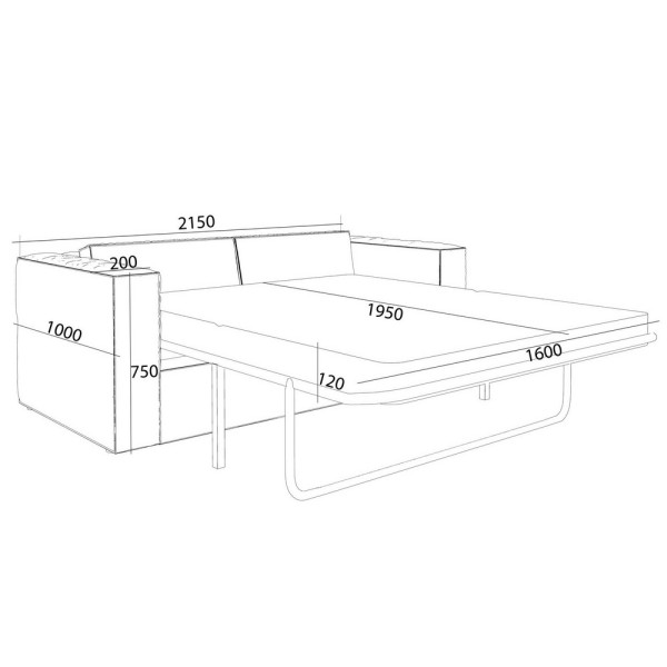 Розкладний диван Madison 3 – для комфорту вашого дому