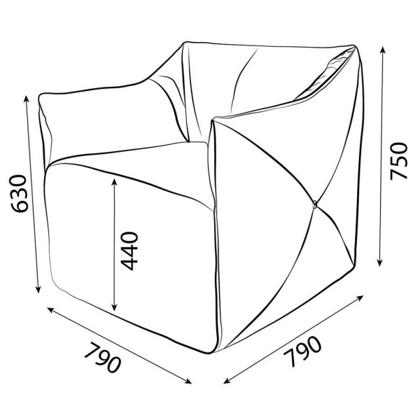 Крісло Middle East - М'яке крісло для вашої вітальні