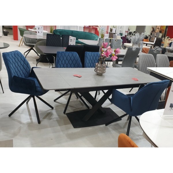 Стіл TML-809 120-180 см — сучасний розкладний стіл для кухні