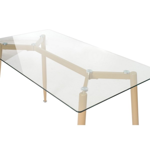 Стіл T-305 clear 70x120 см — сучасний стиль для вашої кухні