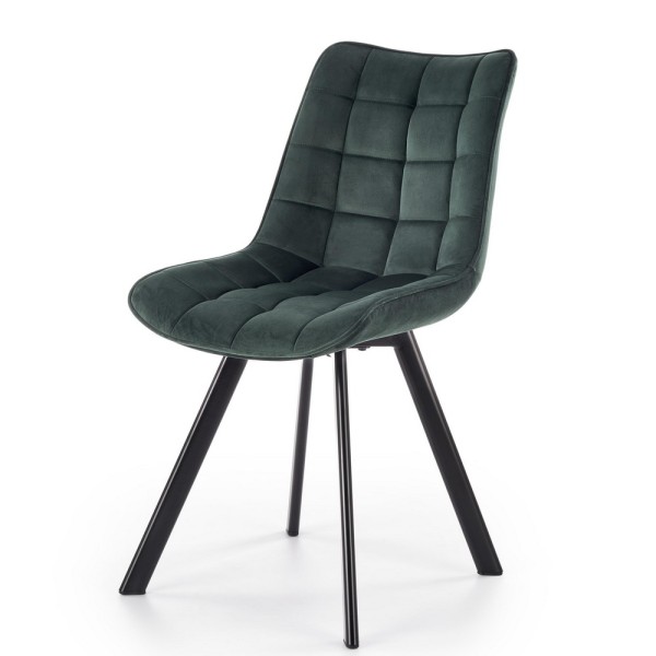 Стілець K-332 — сучасний металевий стілець з тканини та ППУ