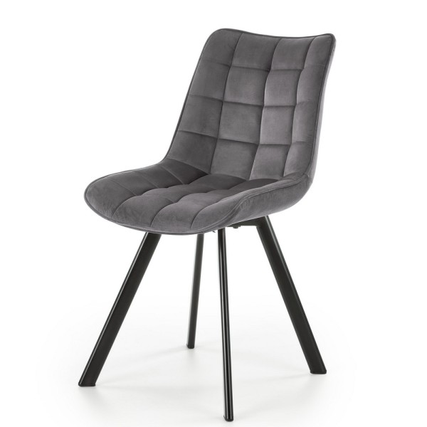 Стілець K-332 — сучасний металевий стілець з тканини та ППУ