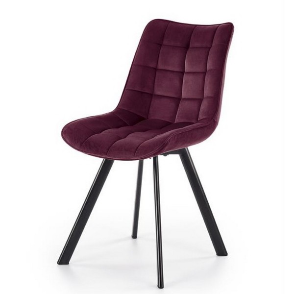 Стілець K-332 — сучасний металевий стілець з тканини та ППУ