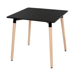 Стіл TM-30 чорний 80х80 см