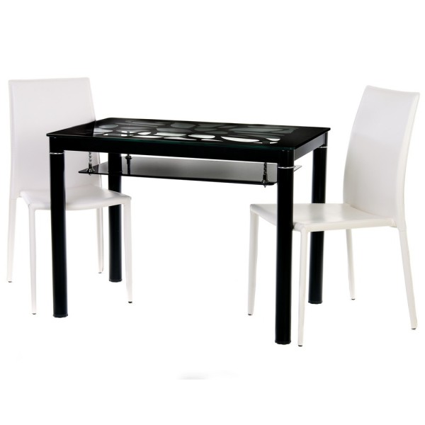 Стіл Т-300-2 60x100 см - Сучасний кухонний стіл з полицею