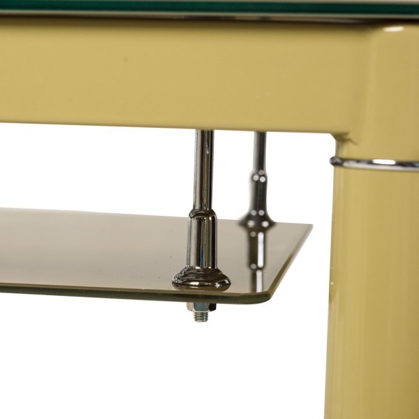 Стіл Т-300-2 60x100 см - Сучасний кухонний стіл з полицею