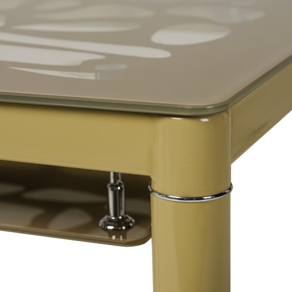 Стіл Т-300-2 60x100 см - Сучасний кухонний стіл з полицею