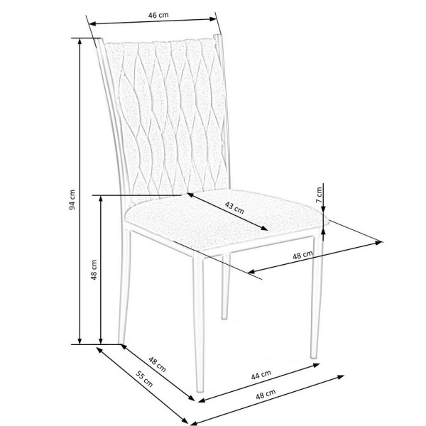 Стілець K-436 — стиль та комфорт на вашій кухні