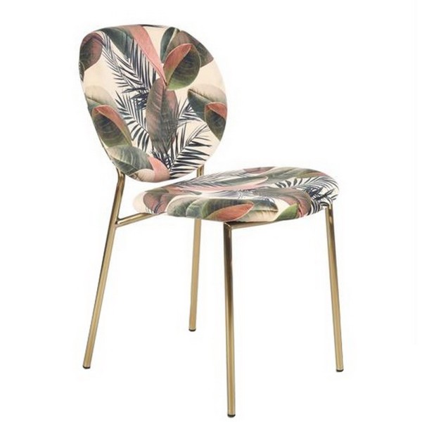 Стілець K-398 — металевий стілець з золотим каркасом