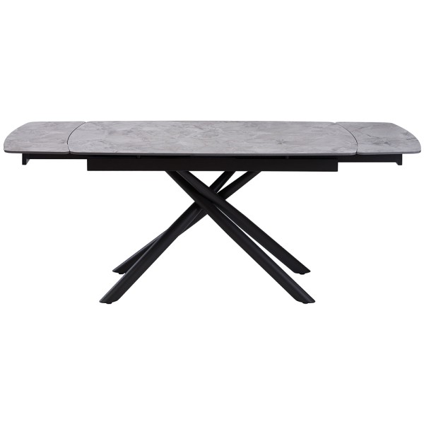 Стіл Palermo Grey Stone 140-200 см — розкладний стіл для сучасного інтер'єру